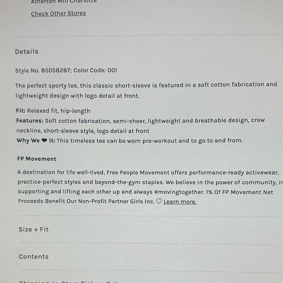 FP Movement Game Time Logo Tee - Picture 5 of 5